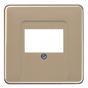 Накладка для USB зарядки и акустических розеток Jung CD Золотая бронза