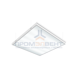 Светодиодный светильник "ВАРТОН" грильято накладной 585*585*65мм 36W 4000К