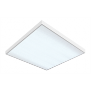 Светодиодный светильник "ВАРТОН" офисный встраиваемый/накладной 595*595*50мм 36 ВТ 6500К