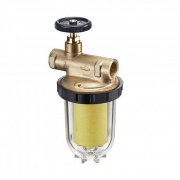 Фильтр топливный Oventrop Oilpur E A - 3/8" (ВР/ВР, с пластиковым патроном Siku 50-75 μm)