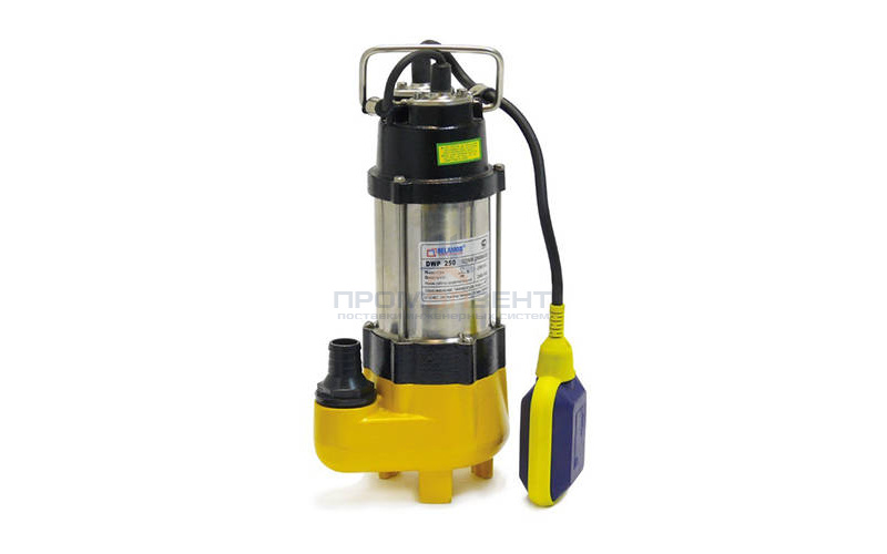 Насос дренажный Belamos DWP 180 PRO - 0,18 кВт (1x230 В, Hmax 7 м, Qmax 132 л/мин, кабель 10м)