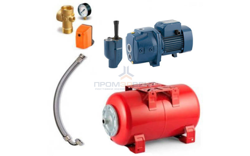 Насосная станция Pedrollo HYDROFRESH JDWm 2/30-24 CL - 1,10кВт (Qmax 28 л/мин, 1x230В)