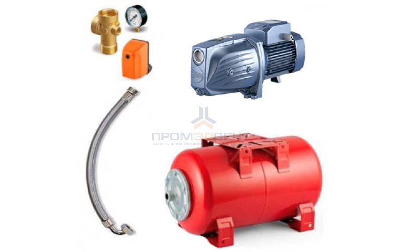 Насосная станция Pedrollo HYDROFRESH JSWm 3CL -N-24CL - 1,10кВт (Qmax 160 л/мин, 1x230В)