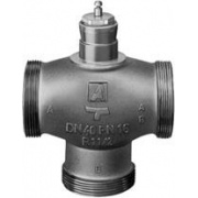 Клапан регулирующий трехходовый Danfoss VRG3 - 1"1/4 (НР/НР, PN16, Tmax 130°C, Kvs 6.3, чугун)