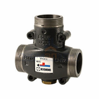 Клапан термостатический смесительный ESBE VTC512 - 1"1/4 (НР, PN10, Tmax 110°C, настройка 68°C)