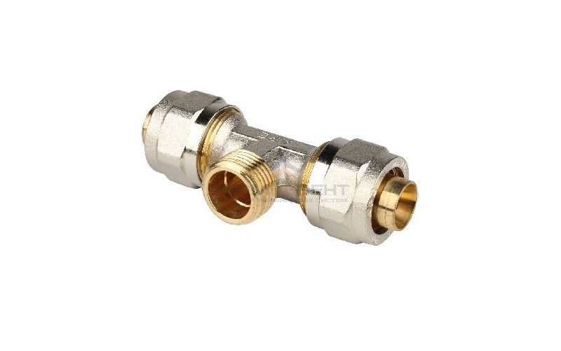 Тройник с переходом на наружную резьбу STOUT - 20 x 1/2