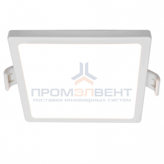 06-26 Светодиодная панель встраиваемая квадр. 220В, 8Вт, CRI:80Ra, 640Лм, 95*75мм,  алюминиевый корпус, изолированный драйвер, 4500К