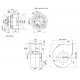 Вентилятор Ebmpapst G3G140-AW21-12 центробежный EC