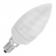 Лампа энергосберегающая свеча ESL B QL7 11W 6400K E14 холодная, d38x101