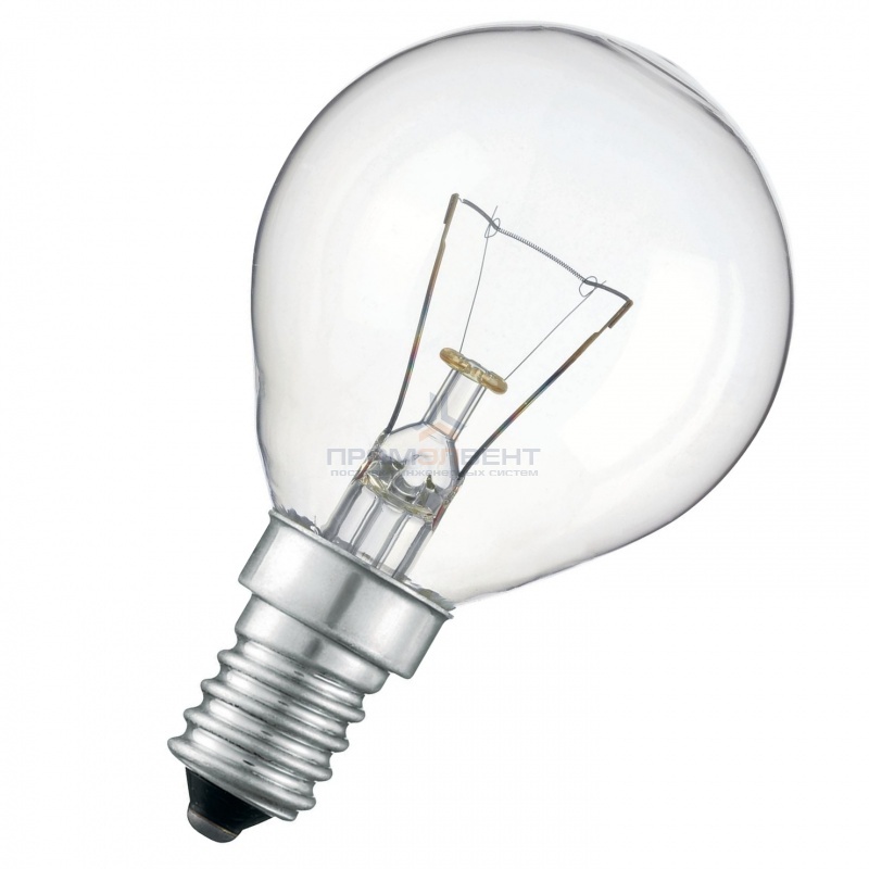 Лампа накаливания шарик Osram CLASSIC P CL 40W E14 прозрачная