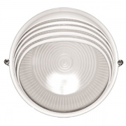 Светильник НПП1107 белый/круг ресничка 100Вт IP54  ИЭК