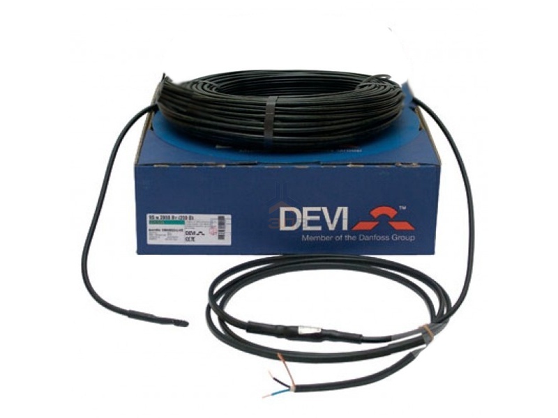 Нагревательный кабель Devi DTCE-30, 63m, 1860W, 230V