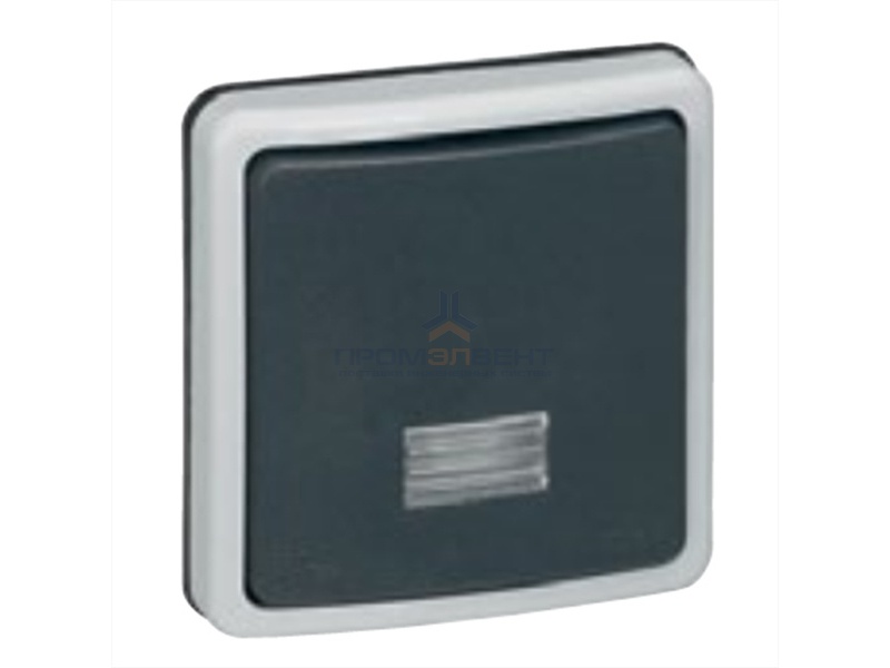 Механизм переключателя двухполюсного с подсветкой IP66 Legrand Plexo без лампы