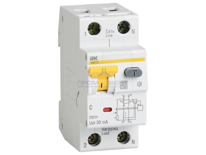 Дифференциальный автомат АВДТ 32 C32 30мА ИЭК