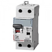 Дифавтомат Legrand DX3 АВДТ 1П+Н C20А 30MA тип A