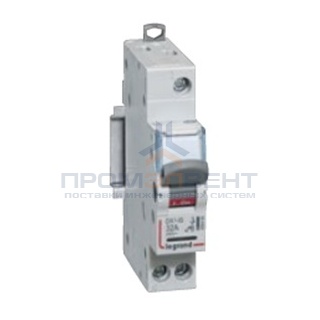 Модульный выключатель Legrand DX3 1П 32A с индикацией
