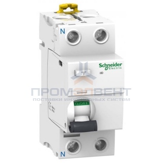 УЗО Acti 9 iID 2П 63A 30mA AC Schneider Electric