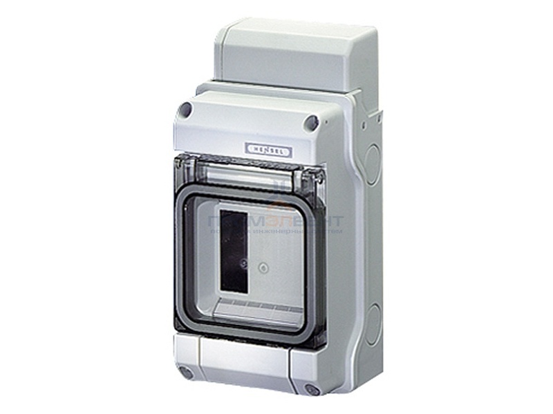 Щит распределительный Hensel KV 8103 на 3 модуля IP65 без клемм, 197х102х92мм