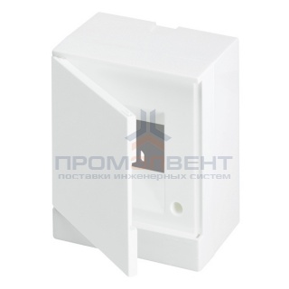 ABB Basic E Бокс настенный 4М белая непрозрачная дверь (с клеммами)